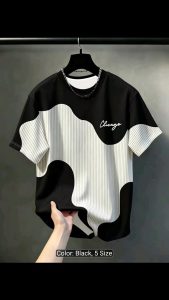 Black & White Abstract Print "Chicago" T-Shirt | Unisex Streetwear