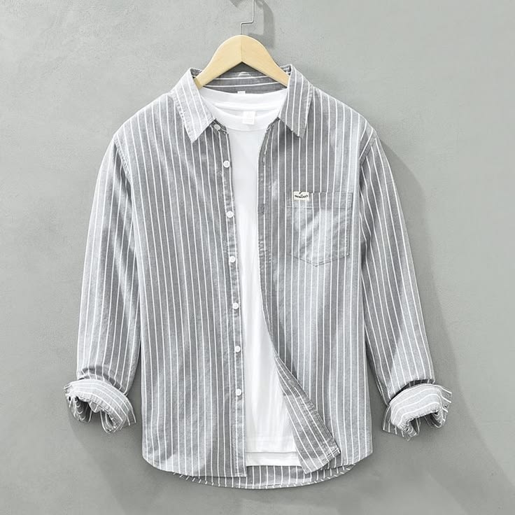 Erik™| Leinenhemd - Rosa / XS