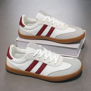 Nuevos Zapatos Casuales de Hombre con Punta Ancha, Suela Suave, Transpirables, Cómodos, Tipo